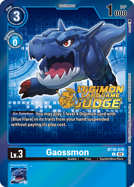 Gaossmon, BT10-018-p1