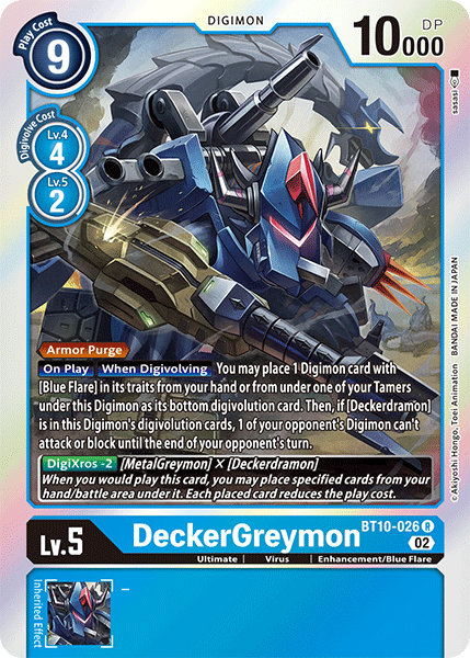 DeckerGreymon, BT10-026