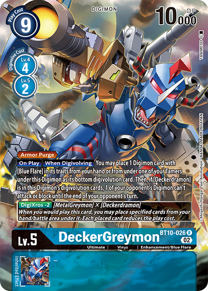 DeckerGreymon, BT10-026-p1