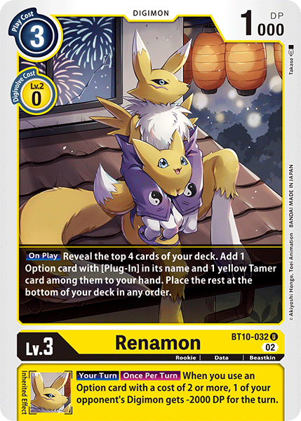 Renamon, BT10-032