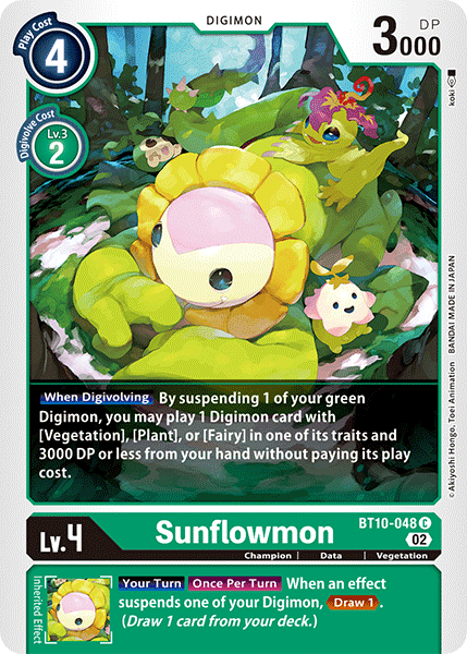 Sunflowmon, BT10-048