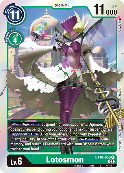 Lotosmon, BT10-056