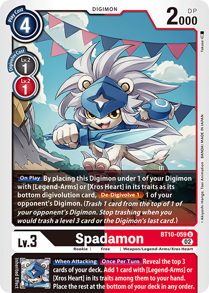 Spadamon, BT10-059