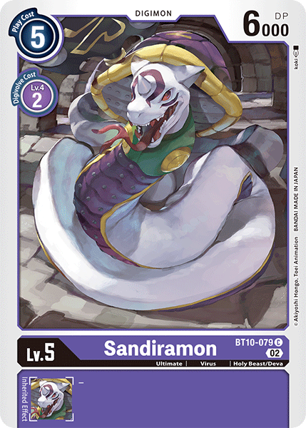 Sandiramon, BT10-079
