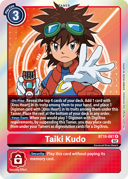 Taiki Kudo, BT10-087