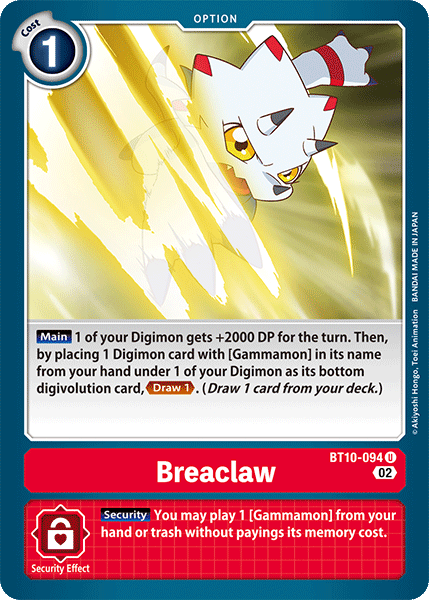Breaclaw, BT10-094