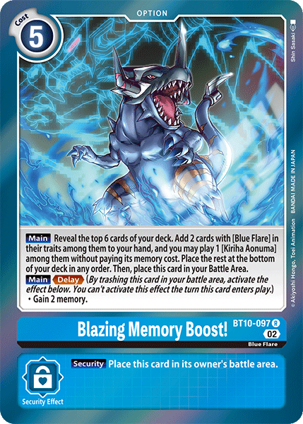 Blazing Memory Boost!, BT10-097
