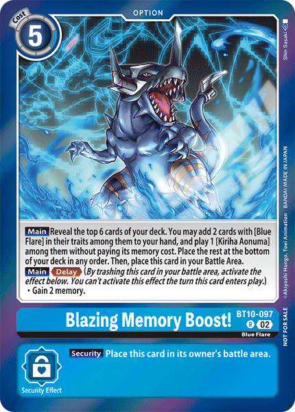 Blazing Memory Boost!, BT10-097-p1