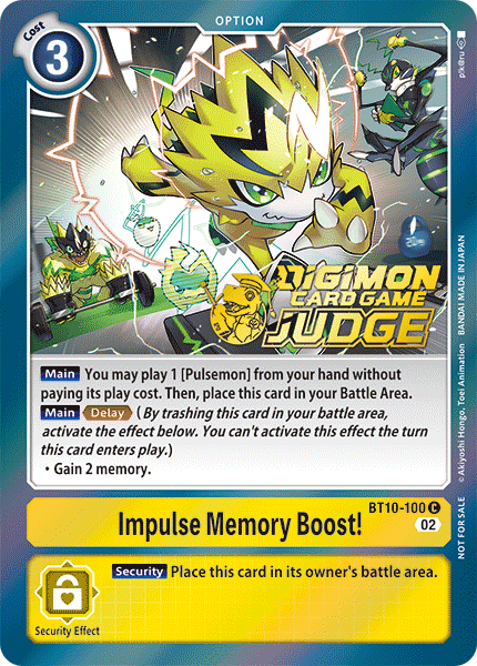 Impulse Memory Boost!, BT10-100-p1