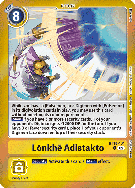 Lónkhē Adistakto, BT10-101-p2