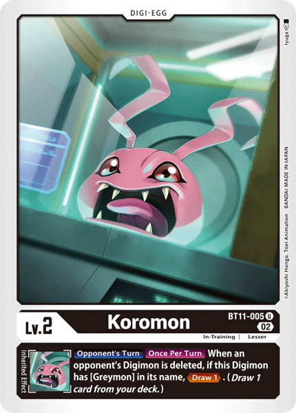 Koromon, BT11-005