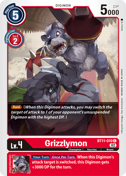 Grizzlymon, BT11-010