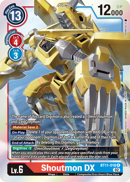 Shoutmon DX, BT11-018
