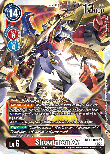 Shoutmon X7, BT11-019