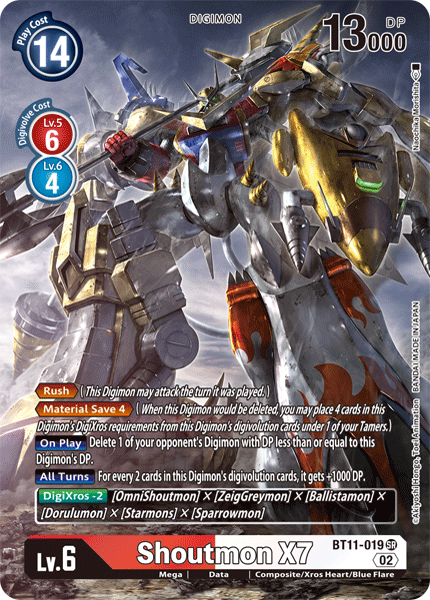 Shoutmon X7, BT11-019-p1
