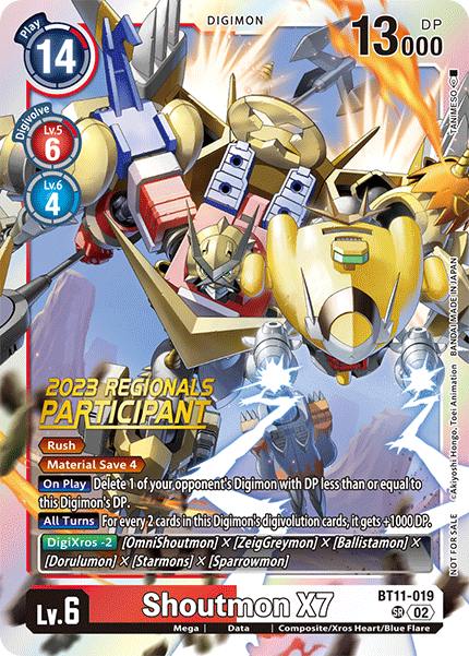 Shoutmon X7, BT11-019-p2