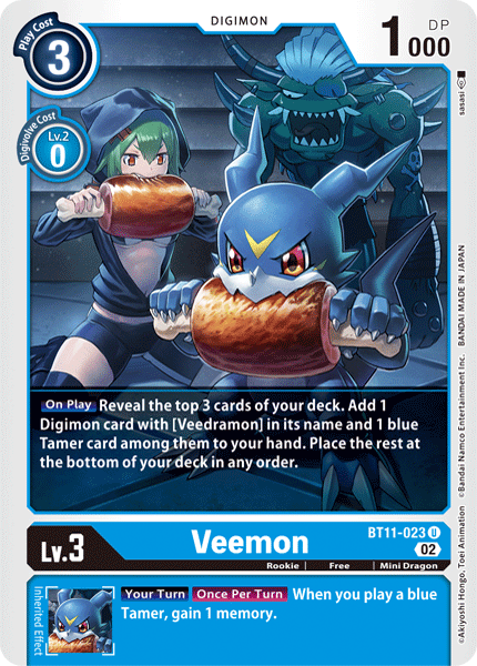 Veemon, BT11-023