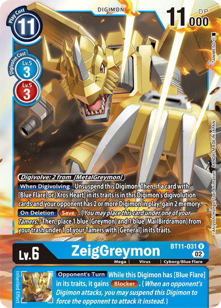 ZeigGreymon, BT11-031