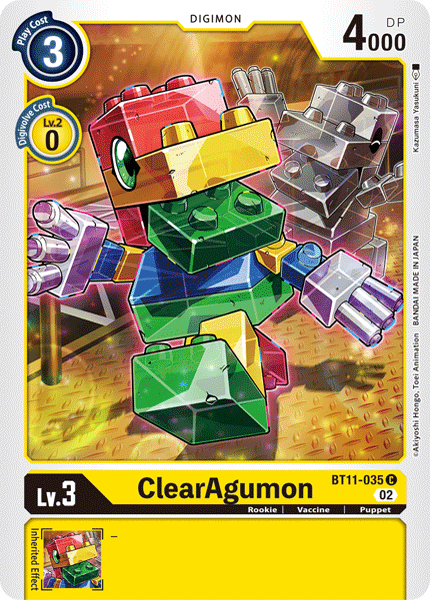 ClearAgumon, BT11-035
