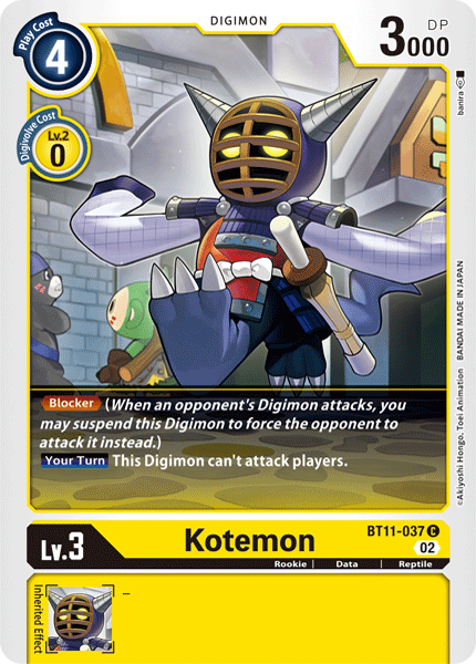 Kotemon, BT11-037