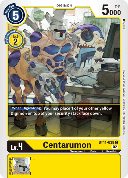 Centarumon, BT11-039