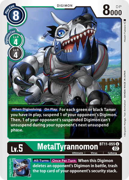 MetalTyrannomon, BT11-055