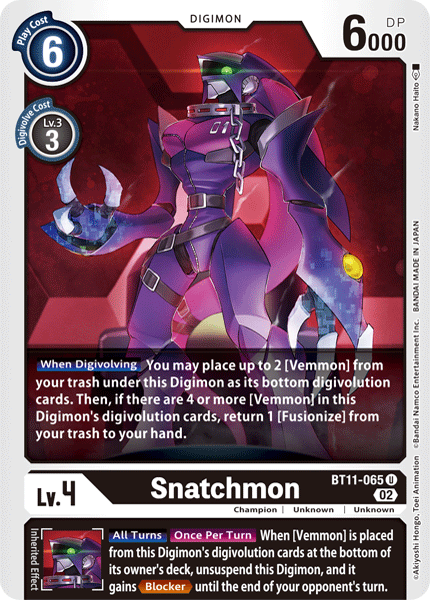 Snatchmon, BT11-065