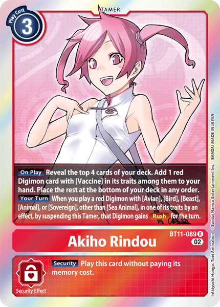 Akiho Rindou, BT11-089