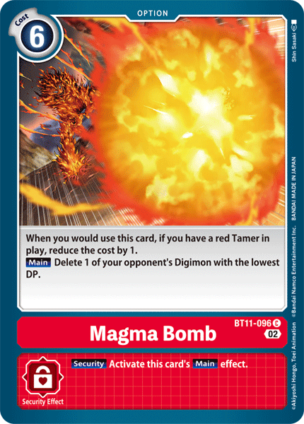 Magma Bomb, BT11-096