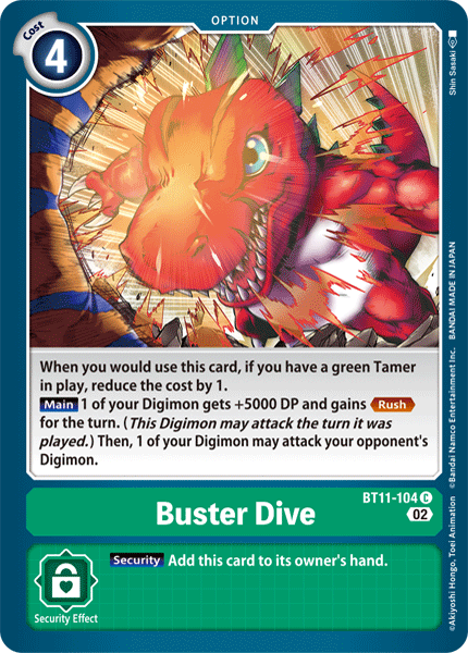 Buster Dive, BT11-104
