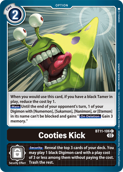 Cooties Kick, BT11-106