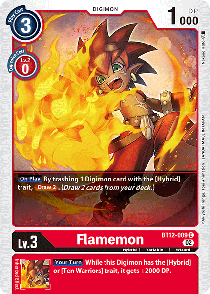 Flamemon, BT12-009