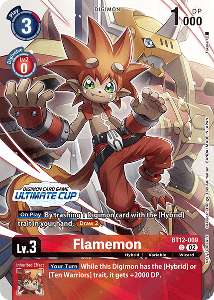 Flamemon, BT12-009-p1