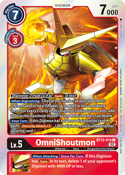 OmniShoutmon, BT12-014-p1