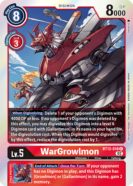 WarGrowlmon, BT12-016