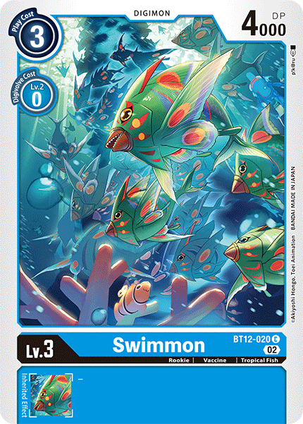 Swimmon, BT12-020