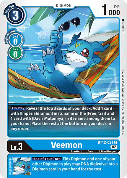 Veemon, BT12-021