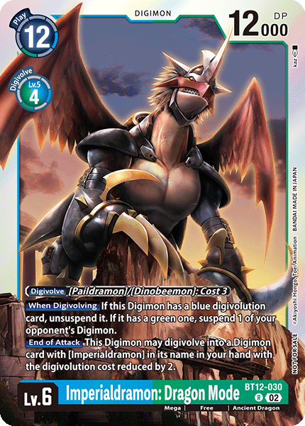 Imperialdramon: Dragon Mode, BT12-030-p1
