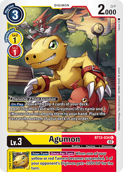 Agumon, BT12-034