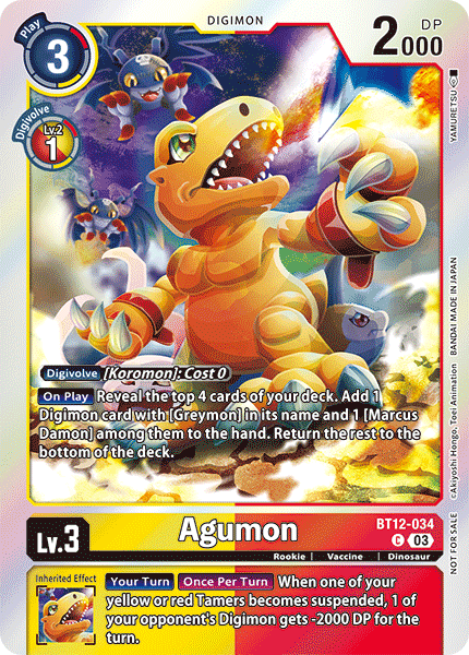 Agumon, BT12-034-p1