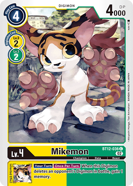 Mikemon, BT12-036