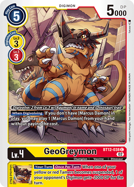 GeoGreymon, BT12-038