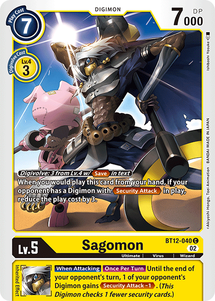 Sagomon, BT12-040