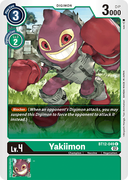 Yakiimon, BT12-049