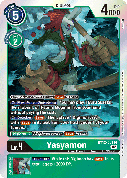 Yasyamon, BT12-051-p1
