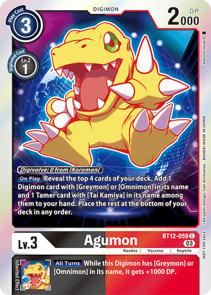 Agumon, BT12-059-p1