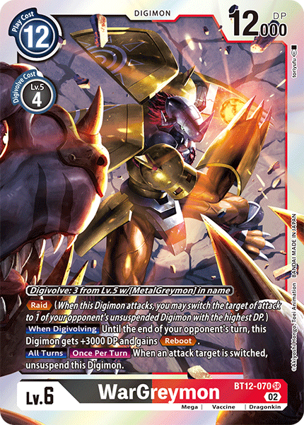 WarGreymon, BT12-070
