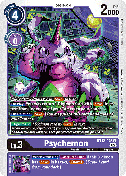 Psychemon, BT12-075