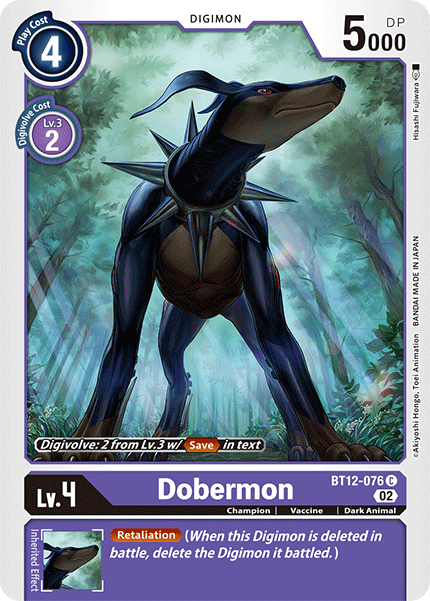Dobermon, BT12-076
