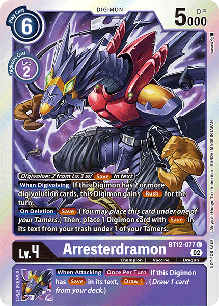 Arresterdramon, BT12-077-p1